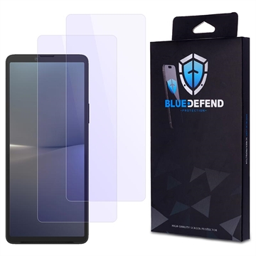 Protection d\'écran Sony Xperia 10 V en verre trempé BlueDefend Anti-Blue Light - 2 Pcs.