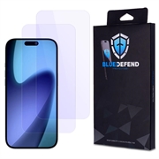 Protection d'écran iPhone Air en verre trempé BlueDefend Anti-Blue Light - 2 Pcs.