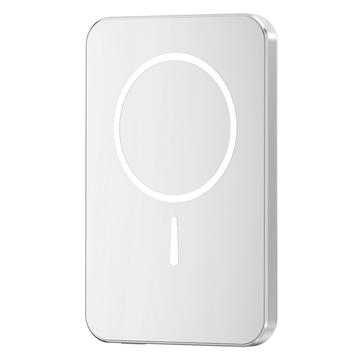 C10 Banque d\'énergie sans fil magnétique 15W 5000mAh - Argent