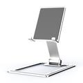 CCT16 Desktop Phone Stand Portable Folding Aluminum Alloy Tablets Holder Support 1.5Kg Loading Bearing - Silver