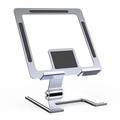 CCT17 Folding Desktop Mini PC Holder Portable Anti-Slip Metal Tablets Stand Support 1000g Loading Bearing