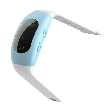 Bracelet d\'aide au sommeil à microcourant CES avec 3 modes et minuterie automatique - Bleu