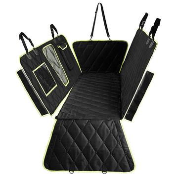 CZD-U-06 Housse imperméable pour siège de voiture avec pochette de rangement - Noir / Vert