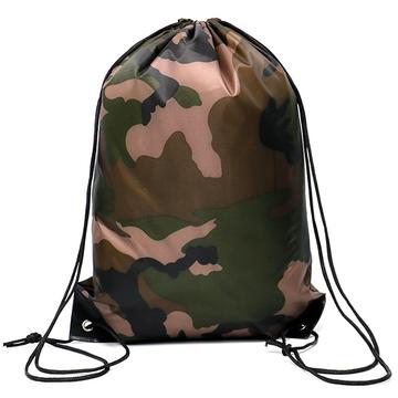 Sac à dos / sac de sport à cordon de serrage camouflage