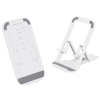 Support de téléphone pliable de type carte - Blanc