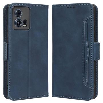 Étui Portefeuille Motorola Moto S30 Pro/Edge 30 Fusion - Série Cardholder - Bleu