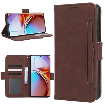 Étui Portefeuille Motorola Edge 40 Pro/Edge+ (2023) - Série Cardholder - Marron