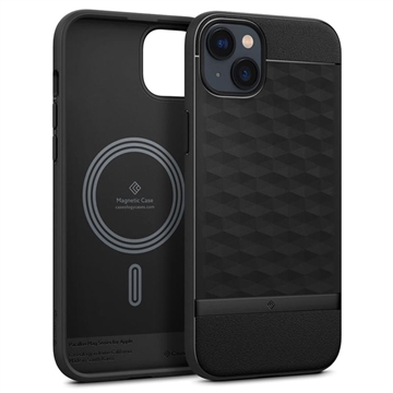 Coque Hybride iPhone 14 Plus Caseology Parallax Mag - Noire