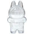 Vitrine protectrice transparente pour peluche Labubu - 17x10cm