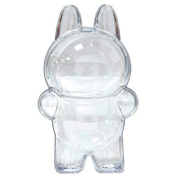 Vitrine protectrice transparente pour peluche Labubu - 17x10cm