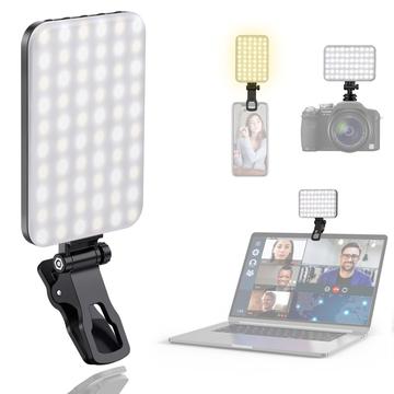 Lampe LED Clip-On pour mobile et ordinateur portable, par exemple iPhone, MacBook