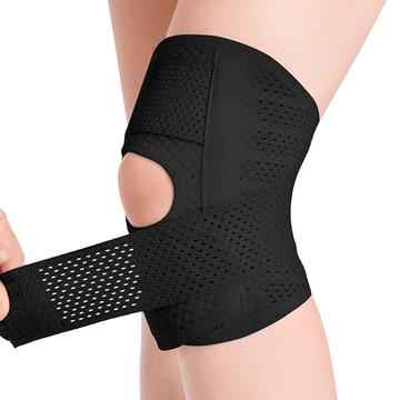Genouillères de compression pour le sport - Course à pied et basket-ball - XL - Noir