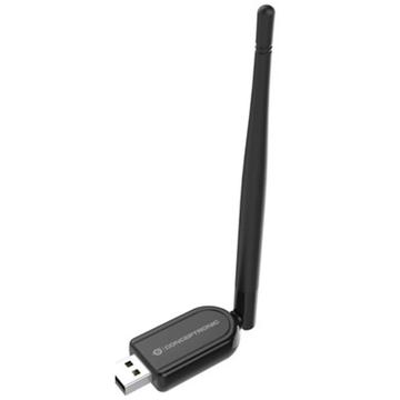 Conceptronic ABBY Adaptateur USB Bluetooth 5.1 longue portée avec antenne externe