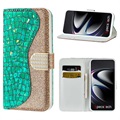 Etui Portefeuille Samsung Galaxy S21 Ultra 5G - Série Croco Bling