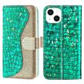 Etui Portefeuille iPhone 14 Plus - Série Croco Bling