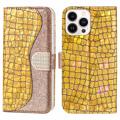Etui Portefeuille iPhone 14 Pro Max Croco Bling