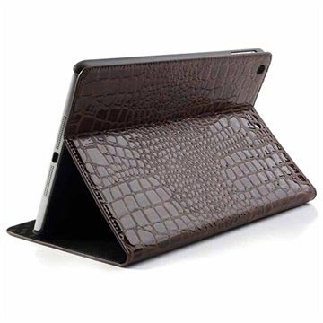 Etui Folio pour iPad Air - Crocodile - Marron