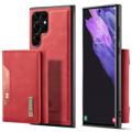 Coque Hybride Samsung Galaxy S23 Ultra 5G DG.Ming M2 avec Portefeuille - Rouge