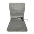 DT-90x43-2S Coussin de siège à dossier chauffant USB avec 3 niveaux de température - Gris