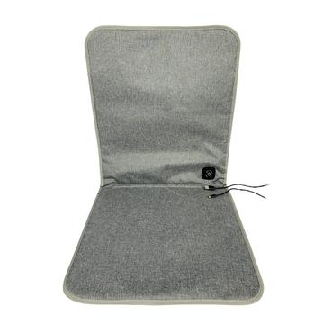 DT-90x43-2S Coussin de siège à dossier chauffant USB avec 3 niveaux de température - Gris