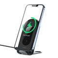 DUZZONA W2 15W Chargeur sans fil pliable Support de charge pour téléphone portable Station d'accueil de charge sans fil Qi (CE,RoHS,FCC,UKCA)