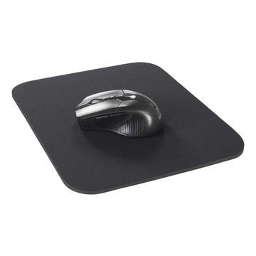 Deltaco KB-1S Tapis de souris en caoutchouc recouvert de tissu - Noir