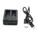 Chargeur de batterie double pour GoPro Hero 9/10/11/12 - Noir