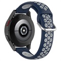Bracelet Sports Samsung Galaxy Watch4/Watch4 Classic/Watch5/Watch6 en Silicone Bicolore