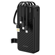 Dudao K11 Pro 20000mAh Power Bank avec câbles intégrés - Noir