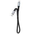 Dudao L10C Power Delivery USB-C Cable - Chargement rapide 100W, 0.23m - Noir