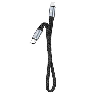 Dudao L10C Power Delivery USB-C Cable - Chargement rapide 100W, 0.23m - Noir