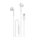 Casque intra-auriculaire filaire USB-C Dudao X3C - Blanc