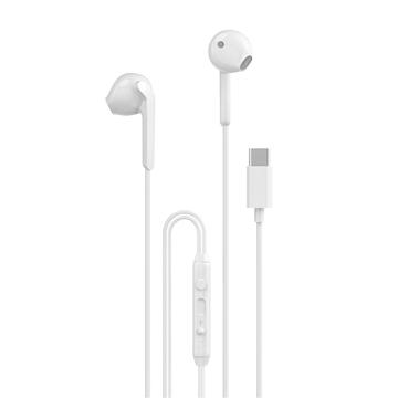 Casque intra-auriculaire filaire USB-C Dudao X3C - Blanc