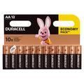 Piles alcalines Duracell Basic LR6/AA - 12 pièces