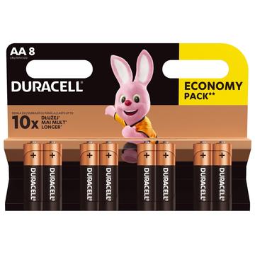 Duracell DuraLock C&B LR6/AA Batteries - 8 Pcs.