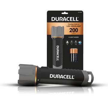 Lampe de poche LED Duracell avec 4 modes d\'éclairage - 200lm