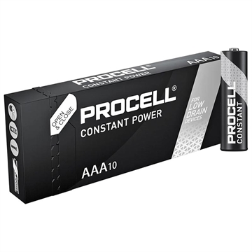 Duracell Procell LR03/AAA Piles alcalines 1200mAh - 10 Pièces
