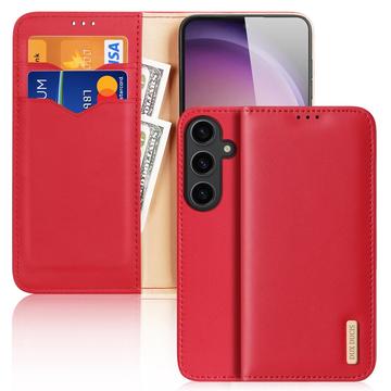 Etui Portefeuille Samsung Galaxy S24 en Cuir Dux Ducis Hivo