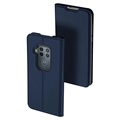 Étui à Rabat Motorola One Zoom Dux Ducis Skin Pro - Bleu Foncé