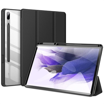 Étui à Rabat Samsung Galaxy Tab S7+/S7 FE Tri-Fold Dux Ducis Toby - Noir