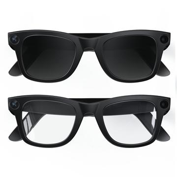 E02 Lunettes intelligentes avec caméra, traduction - 137mm