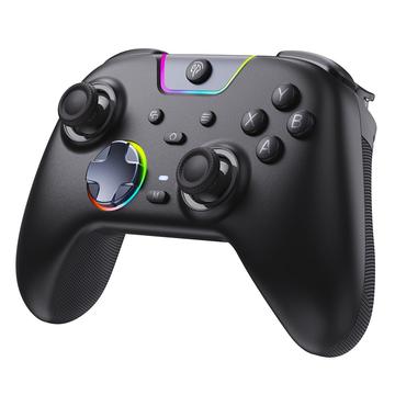 EasySMX X05Pro Manette de jeu triple mode avec déclencheurs Hall à deux niveaux - Nintendo Switch/PC/Phone - Noir
