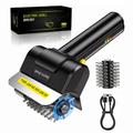 Brosse de nettoyage électrique sans fil pour barbecue - 2000mAh - Noir