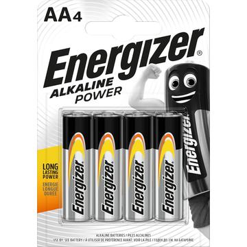 Piles alcalines Energizer Power LR6/AA - 4 Pcs.