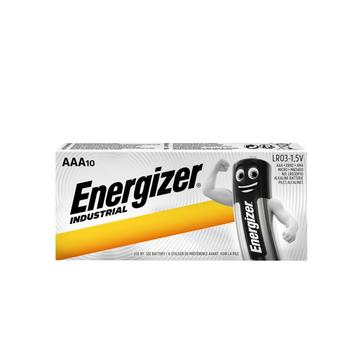 Piles alcalines Energizer Industrial LR03/AAA - 10 pièces