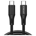 Câble USB-C Enkay Power Delivery - 100W, 5A, 1m - Noir
