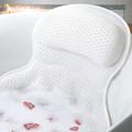 Oreiller ergonomique 4D pour baignoire - Blanc