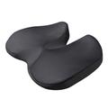 Coussin de siège de voiture ergonomique en maille avec mousse à mémoire de forme - Noir