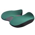 Coussin de siège de voiture ergonomique en maille avec mousse à mémoire de forme - Vert