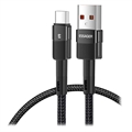 Câble USB-C Essager Quick Charge 3.0 - 66W - 1m (Emballage ouvert - Acceptable) - Noir